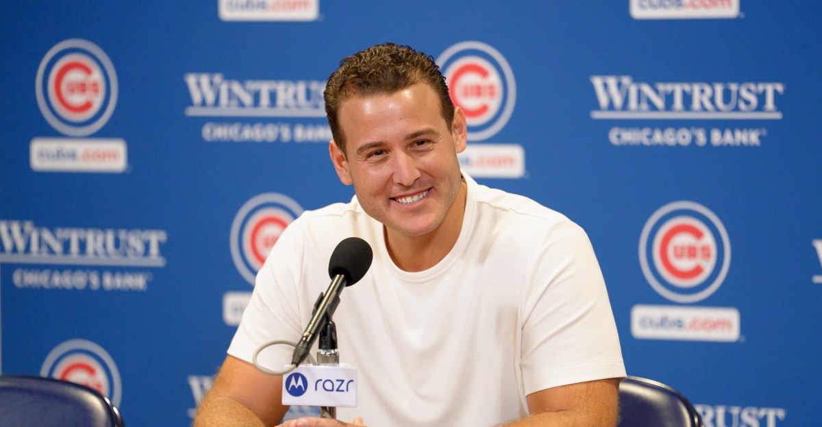 Anthony Rizzo is being considered as a TV analyst for NBC