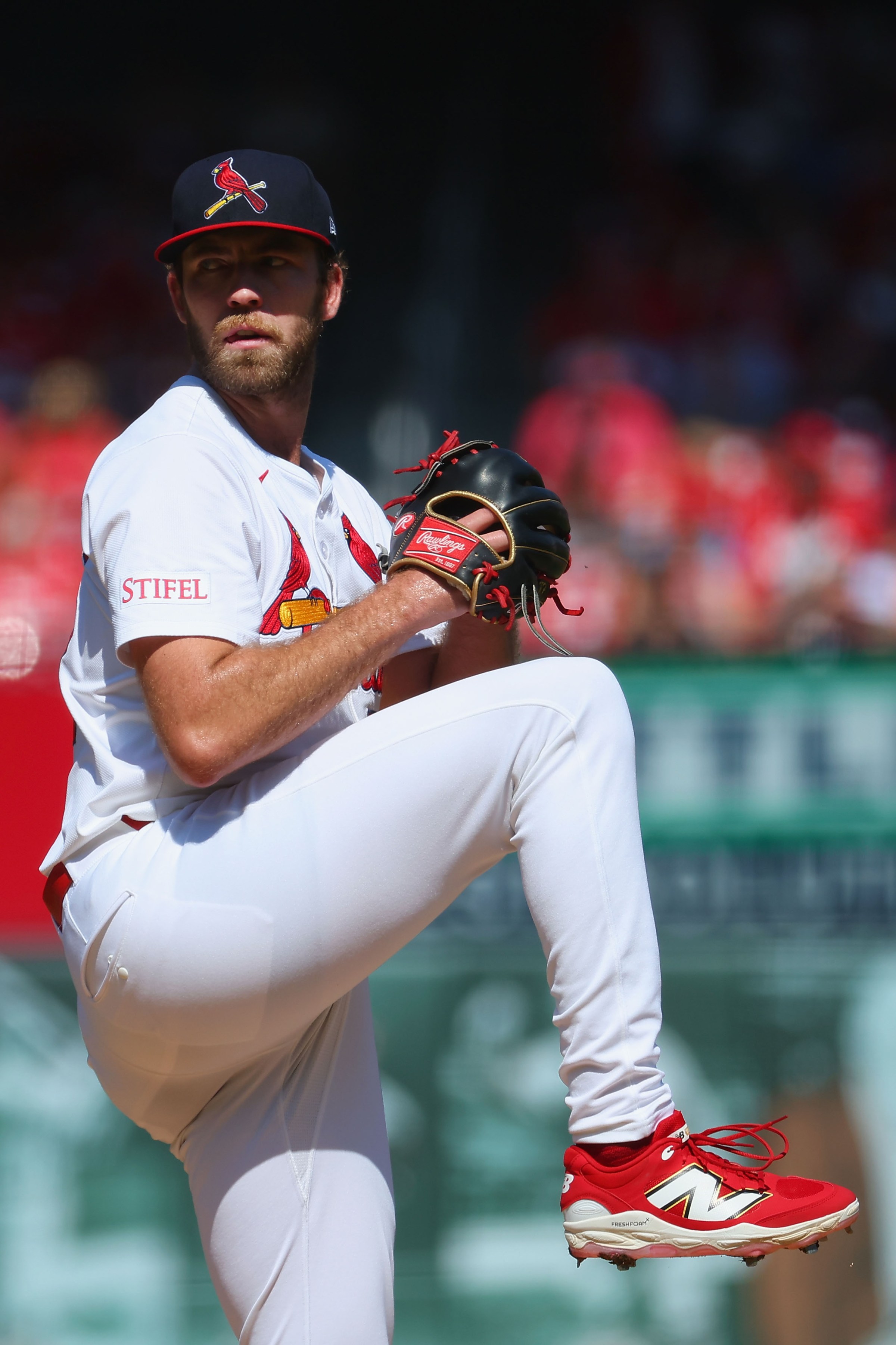 ST LOUIS, MISSOURI - SEPTEMBER 21: Matthew Liberatore #52 of the St. Louis Cardinals delivers a pitch against the Milwaukee Brewers in the first inning at Busch Stadium on September 21, 2025 in St Louis, Missouri. (Photo by Dilip Vishwanat/Getty Images)