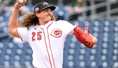 Rhett Lowder is the #3 prospect in the Cincinnati Reds system!