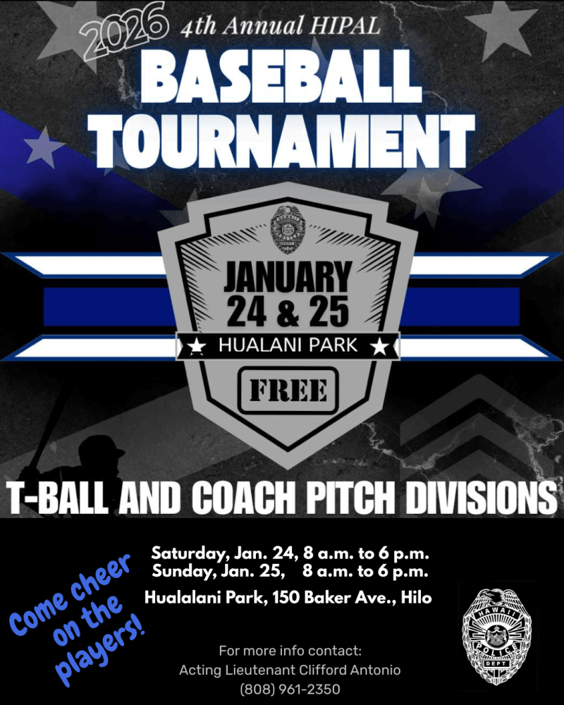 HI-PAL Baseball Tournament Returns to Hilo