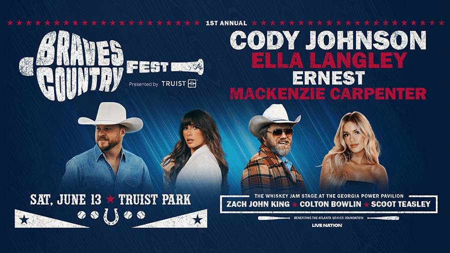 Cody Johnson, Ella Langley, More To Headline Inaugural Braves Country Fest