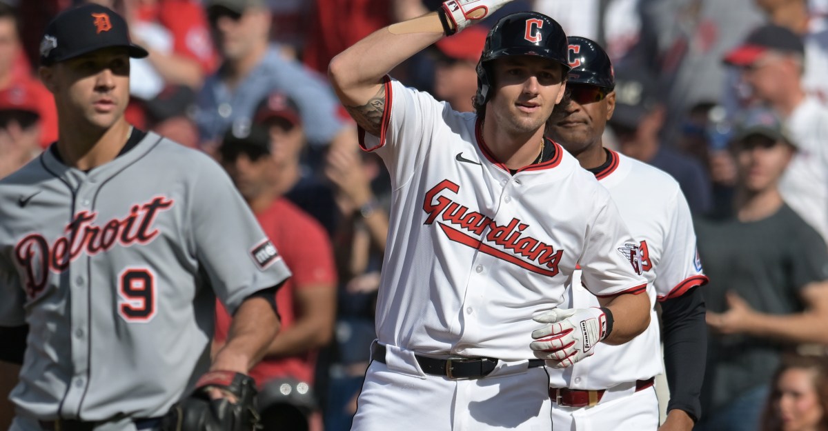 Chase DeLauter is our No. 1 Guardians prospect. Who should be No. 2?