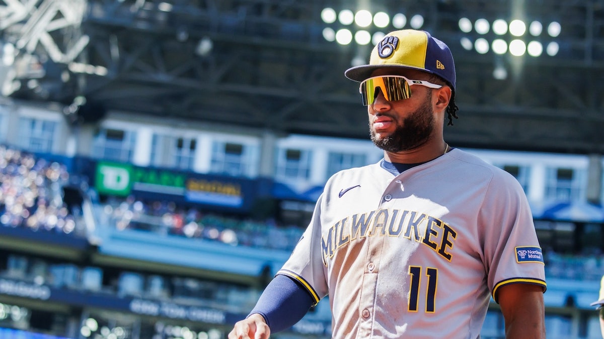 Milwaukee Brewers outfielder Jackson Chourio