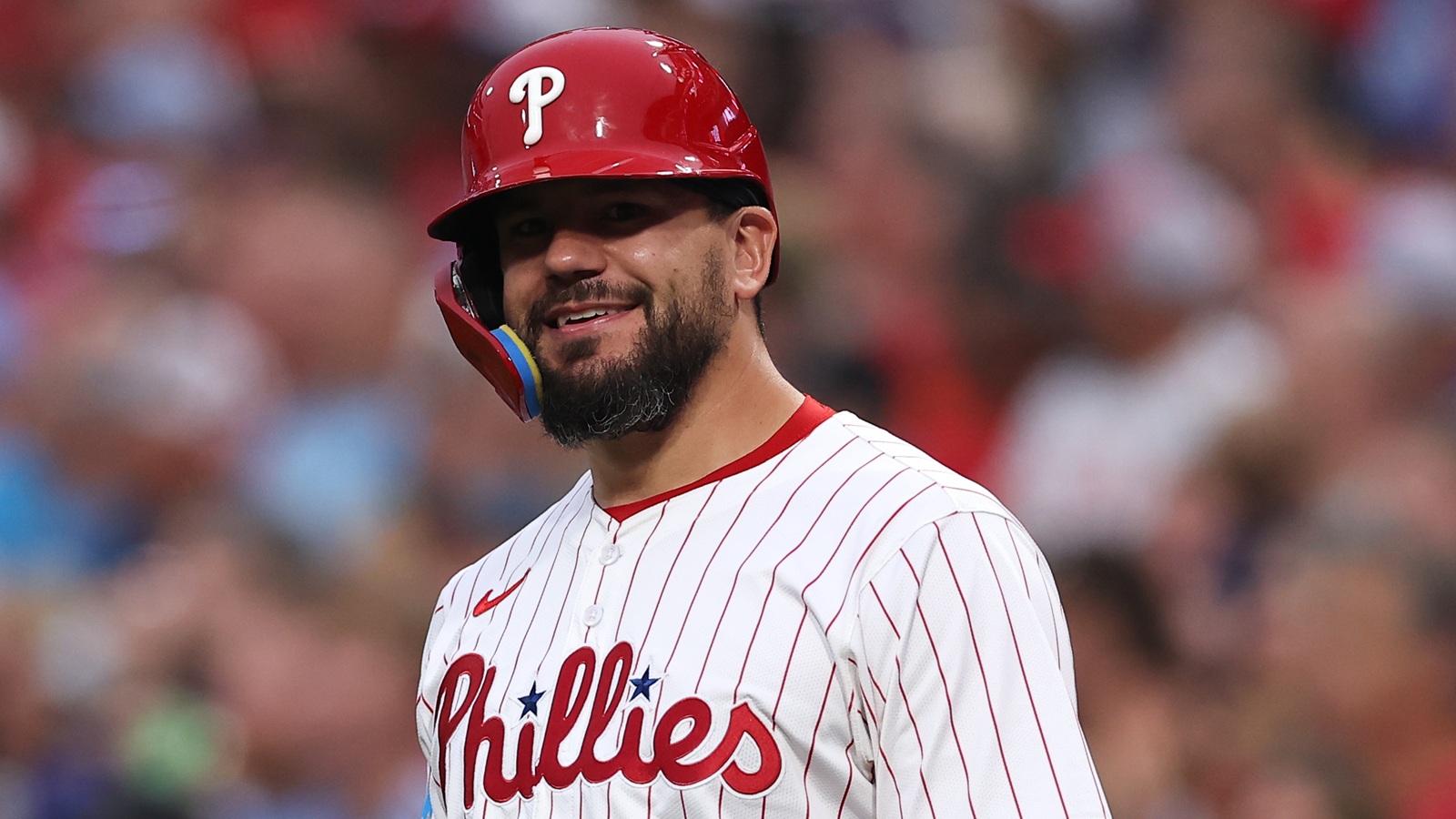 Kyle Schwarber smiling