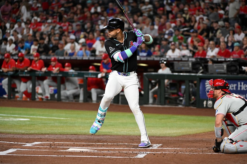 Ketel Marte is pictured during the Diamondbacks' Sept. 20 game against the Phillies.