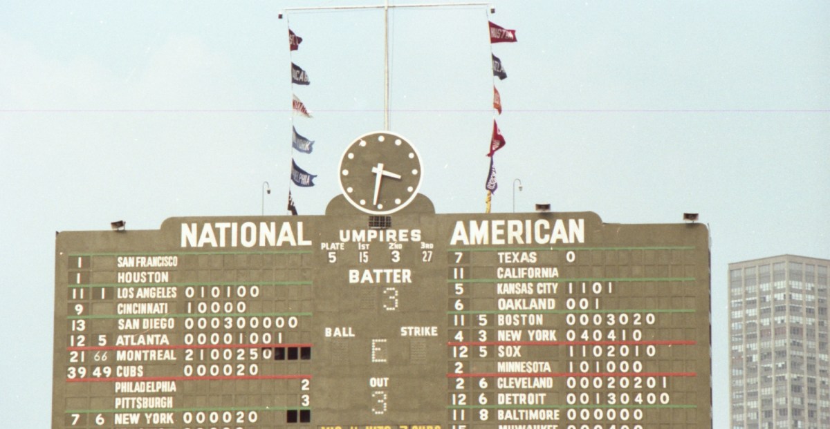 Wrigley Field historical sleuthing: 1970s scoreboard edition