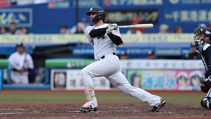Chiba Lotte Marines player Soto [Photo: provided by the team]