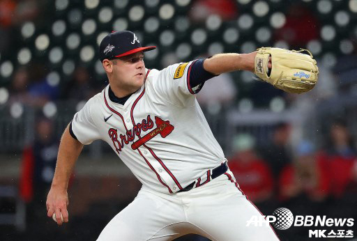 Nathan Wiles made his major league debut with Atlanta in 2025. 사진=ⓒAFPBBNews = News1