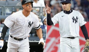 Yankees give update on Aaron Judge's elbow, Anthony Volpe's rehab progress