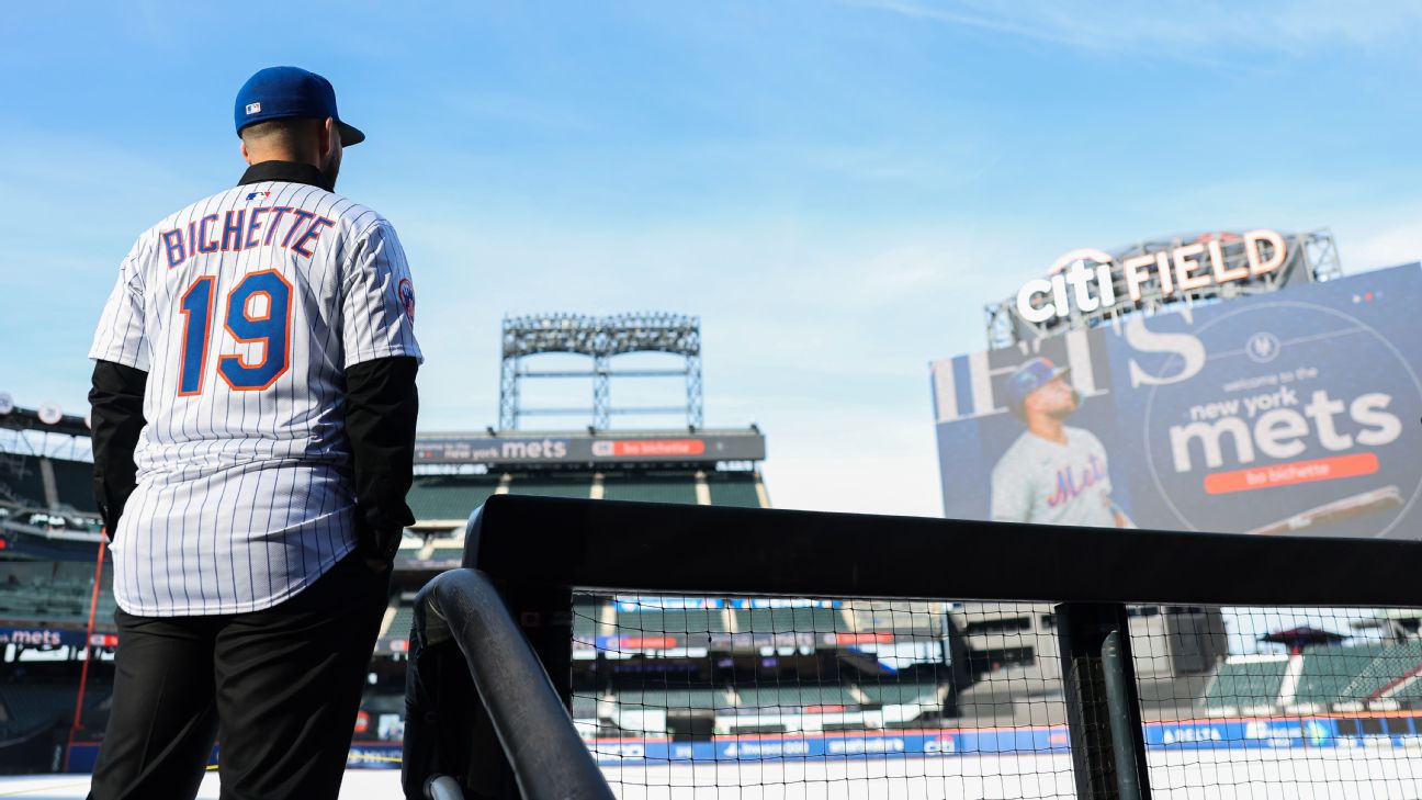 Mets introduce Bo Bichette, say rotation add still priority