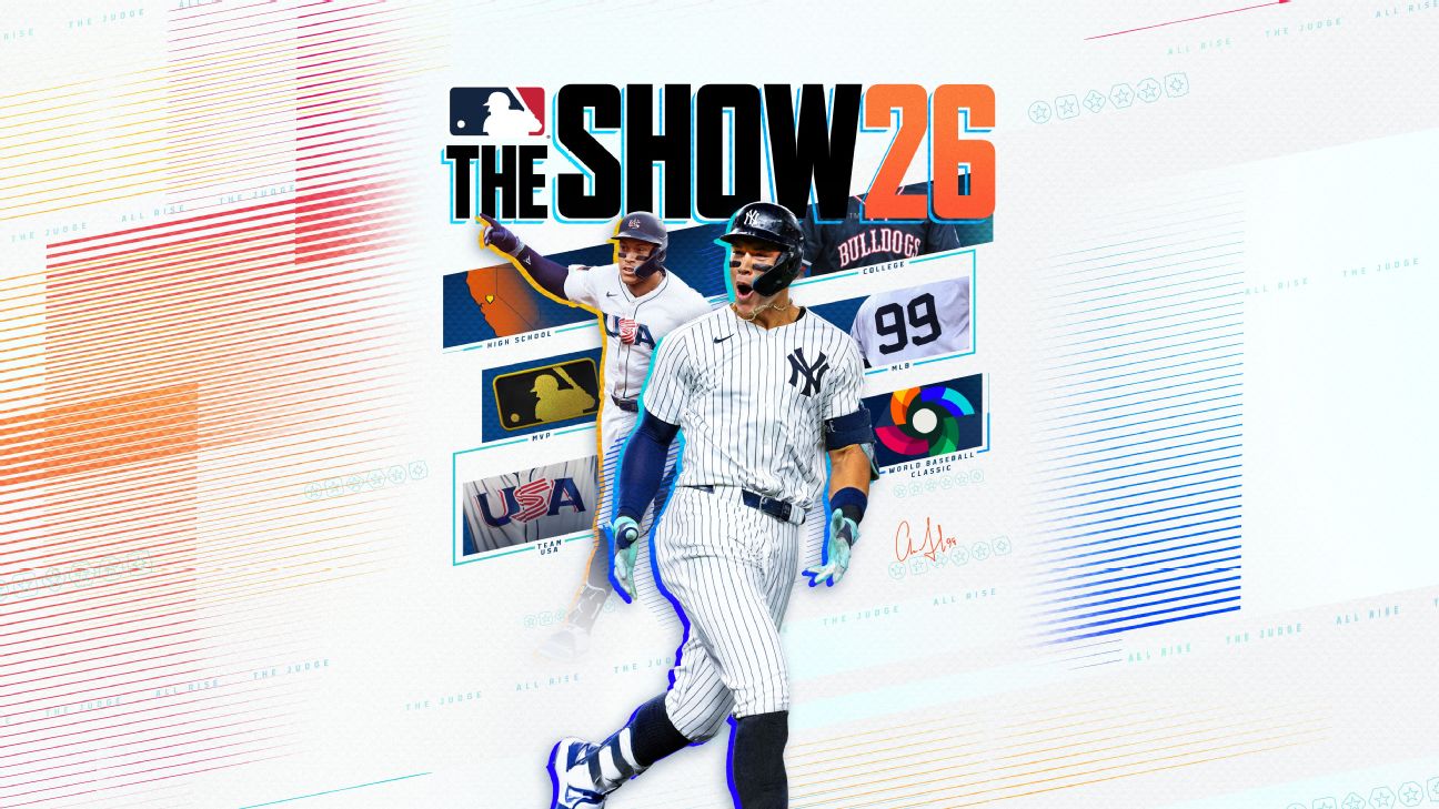 Aaron Judge named cover athlete for MLB The Show 26