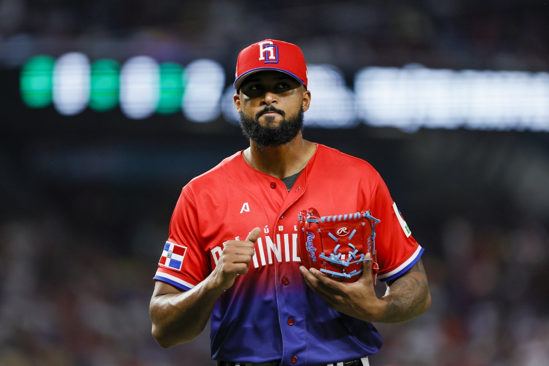 sandy alcantara wbc dominican republic close up_Sam Navarro-USA TODAY Sports.jpeg