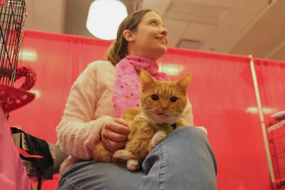 Adopt a pet at My Furry Valentine Feb. 21-22.