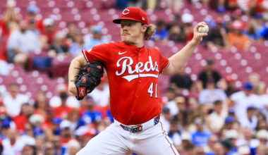 Cincinnati Reds starting pitcher Andrew Abbott (41)