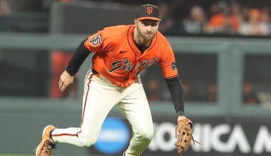 San Francisco Giants second baseman Casey Schmitt