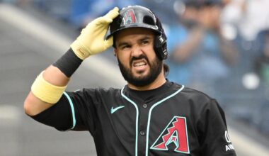 Arizona Diamondbacks third baseman Eugenio Suarez