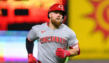 Cincinnati Reds outfielder Blake Dunn (59) runs