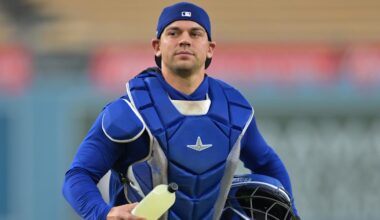 Los Angeles Dodgers catcher Ben Rortvedt