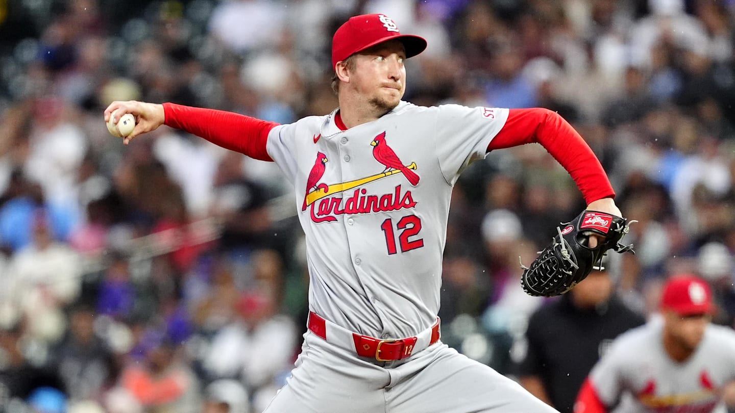 St. Louis Cardinals starting pitcher Erick Fedde.