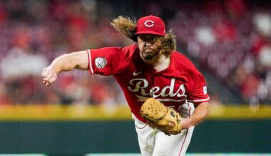 Cincinnati Reds pitcher Scott Barlow