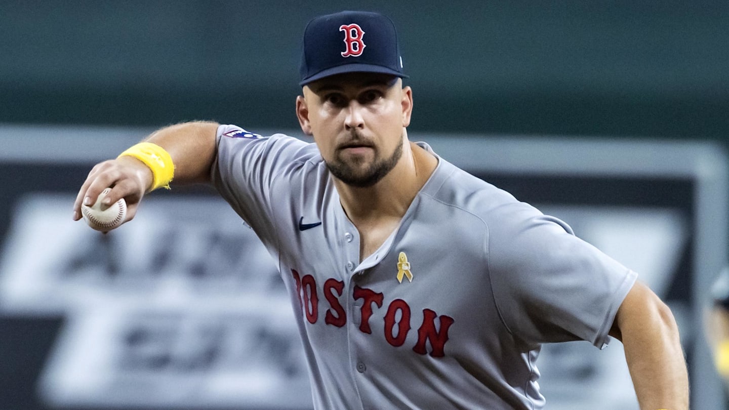 Boston Red Sox first baseman Nathaniel Lowe