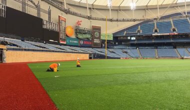 Tropicana Field will be ready for home opener, city says