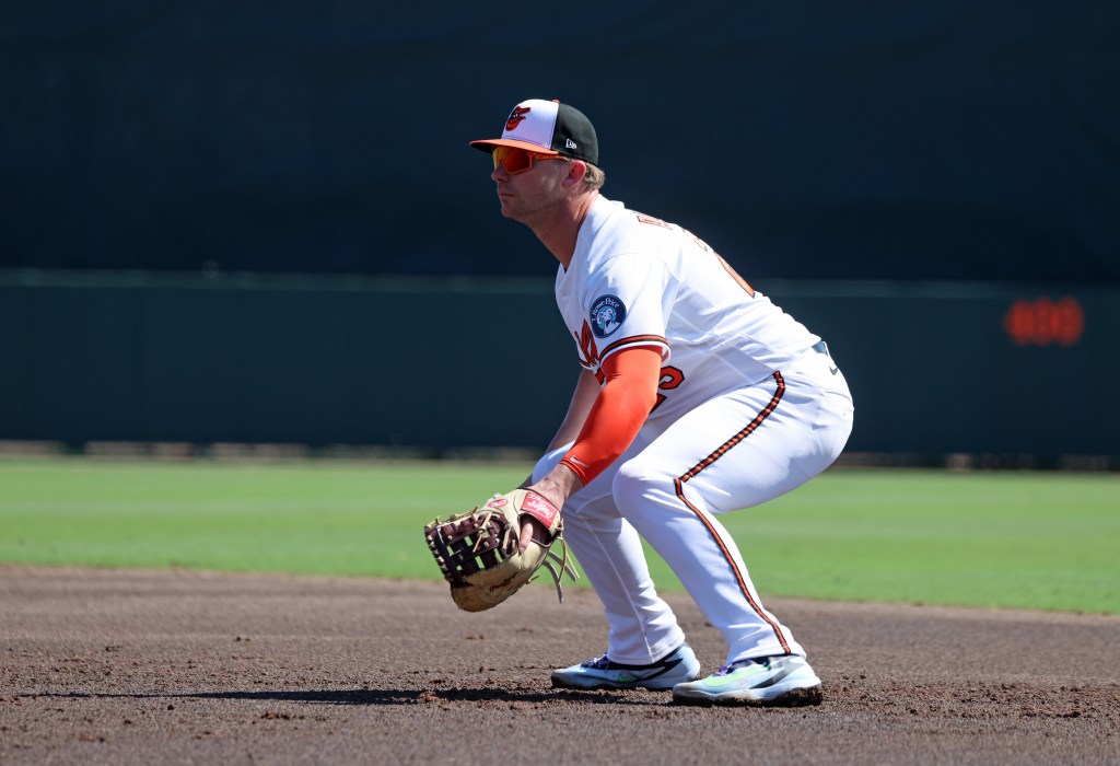Baltimore Orioles first baseman Pete Alonso #25, in the field during the 2nd inning.
