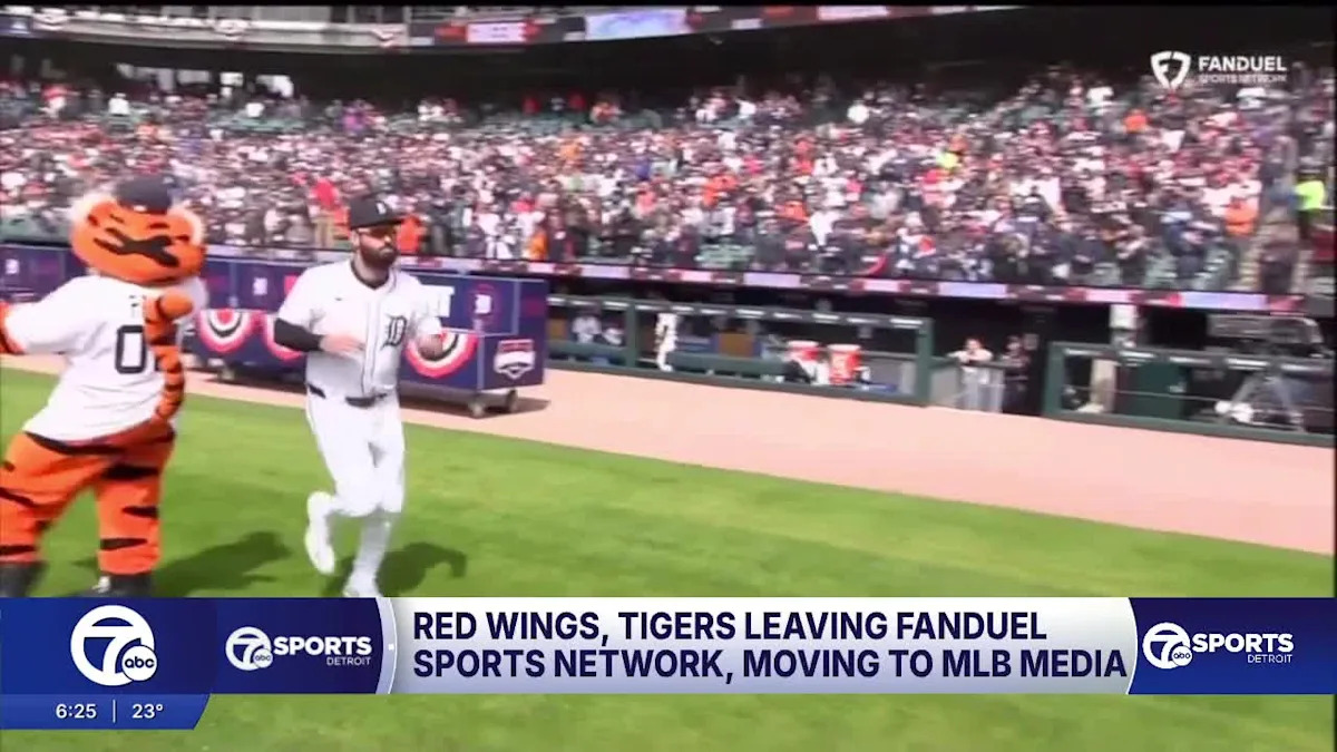 Detroit Tigers and Red Wings announce broadcast deal with Major League Baseball