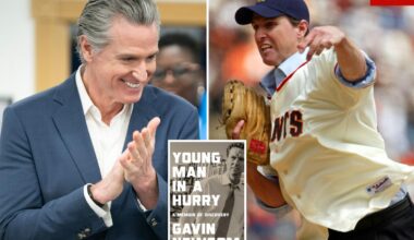 Gavin Newsom omits key college baseball facts in new book