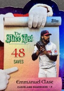 emmanuel clase baseball card