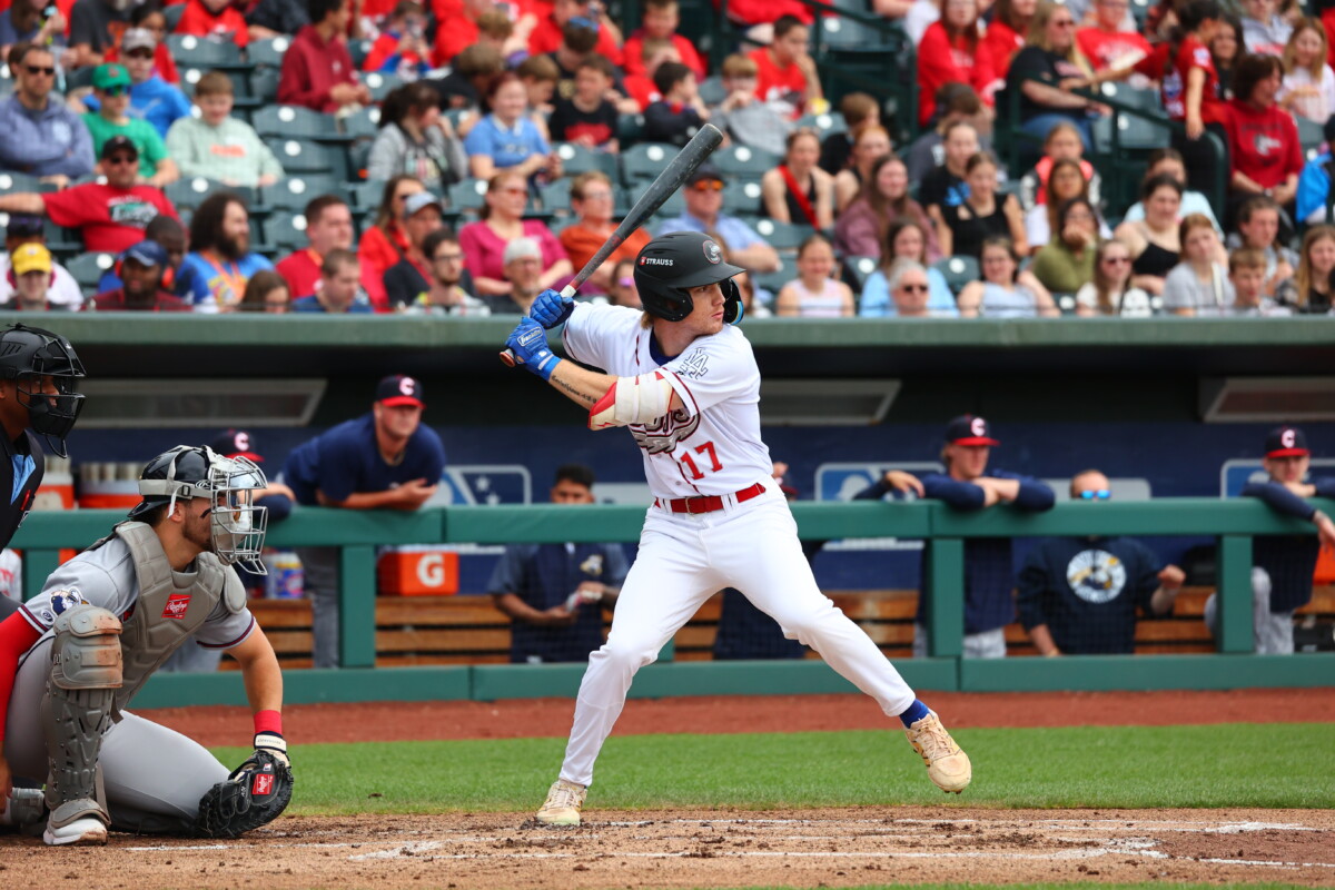 Dodgers prospect Mike Sirota of the Great Lakes Loons steps up in the plate in this undated photo. (Great Lakes Loons)