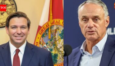 Governor Ron DeSantis joins MLB Commissioner Rob Manfred to discuss the potential Rays stadium project | MLB News