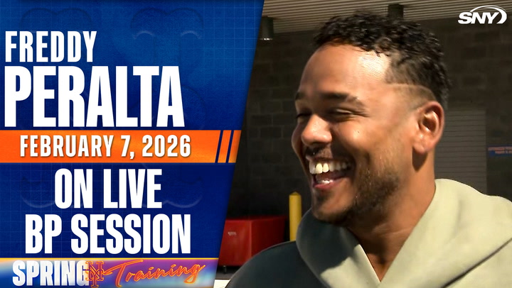 Freddy Peralta on his first live bp session, throwing schedule, Mets infield defense
