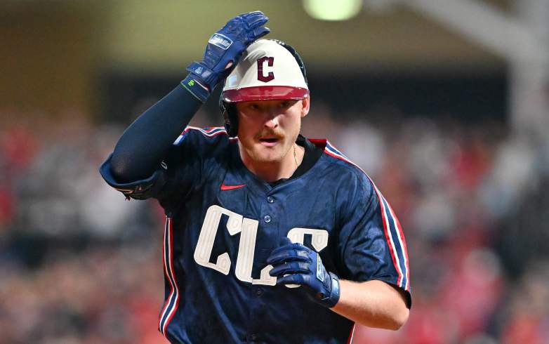 Cleveland Guardians' first baseman Kyle Manzardo