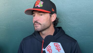 SF Giants' Tony Vitello officially begins first MLB spring training