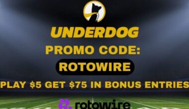 Underdog Promo Code ROTOWIRE: Get $75 Bonus Bonus Entries Today (Feb. 13)