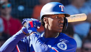 Texas Rangers top prospect Sebastian Walcott may miss all of 2026 with elbow injury