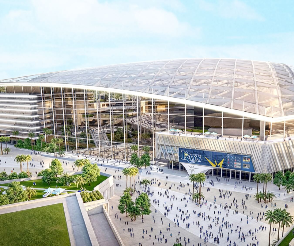 The Rays have released a first look at their proposed $2.3bn ballpark