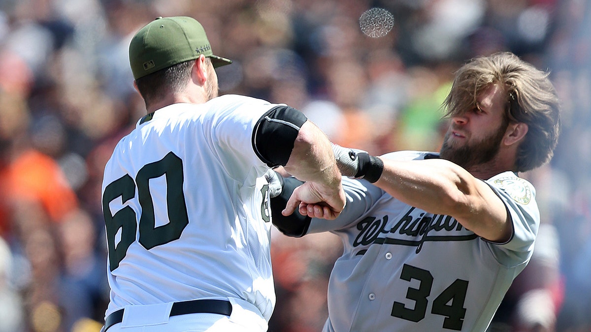 Bryce Harper fighting