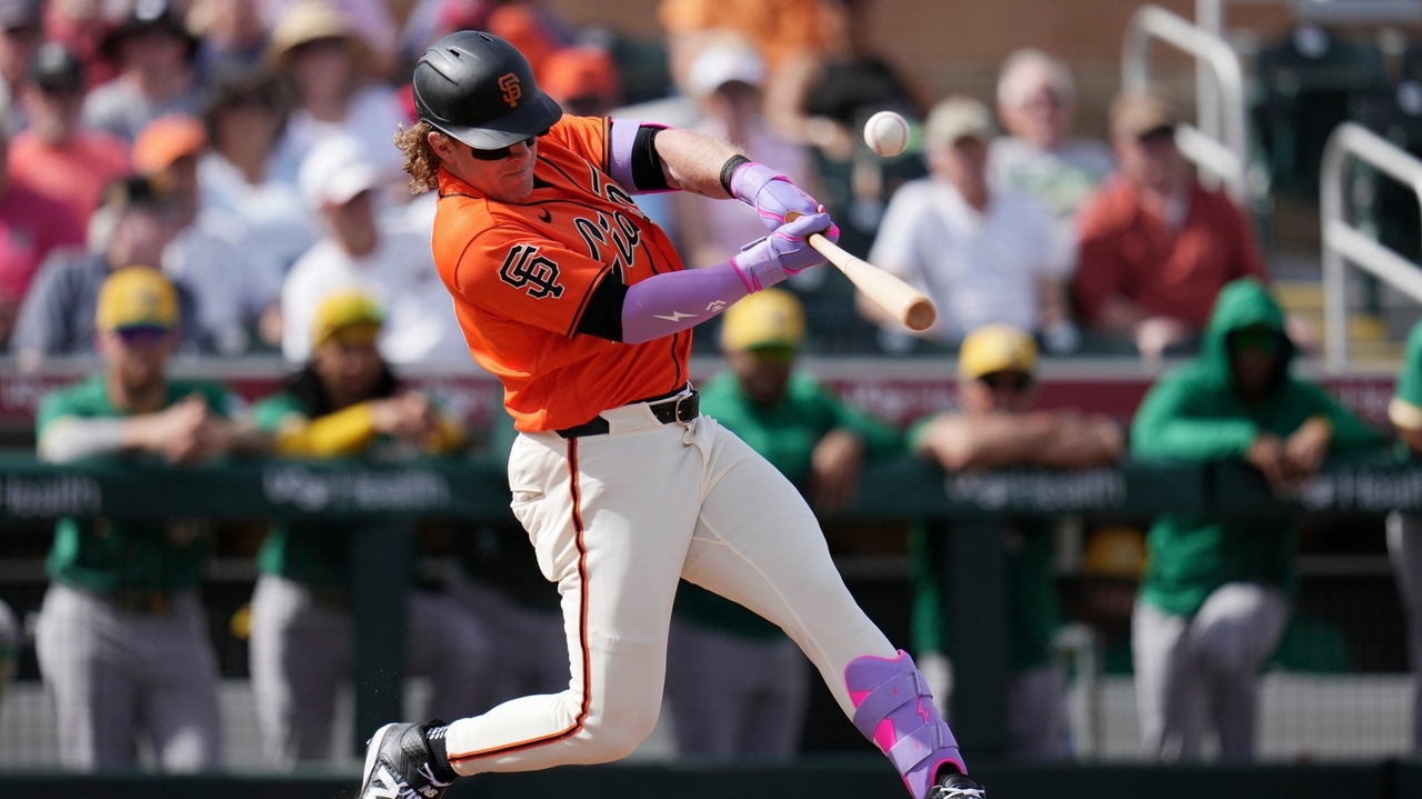 Quite a dinger for Giants newcomer Harrison Bader, leaving an dent on a food truck