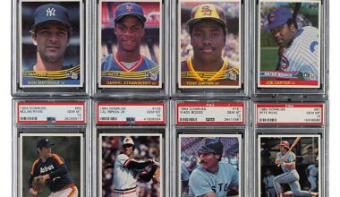 1984 Donruss Baseball complete set tops REA auction