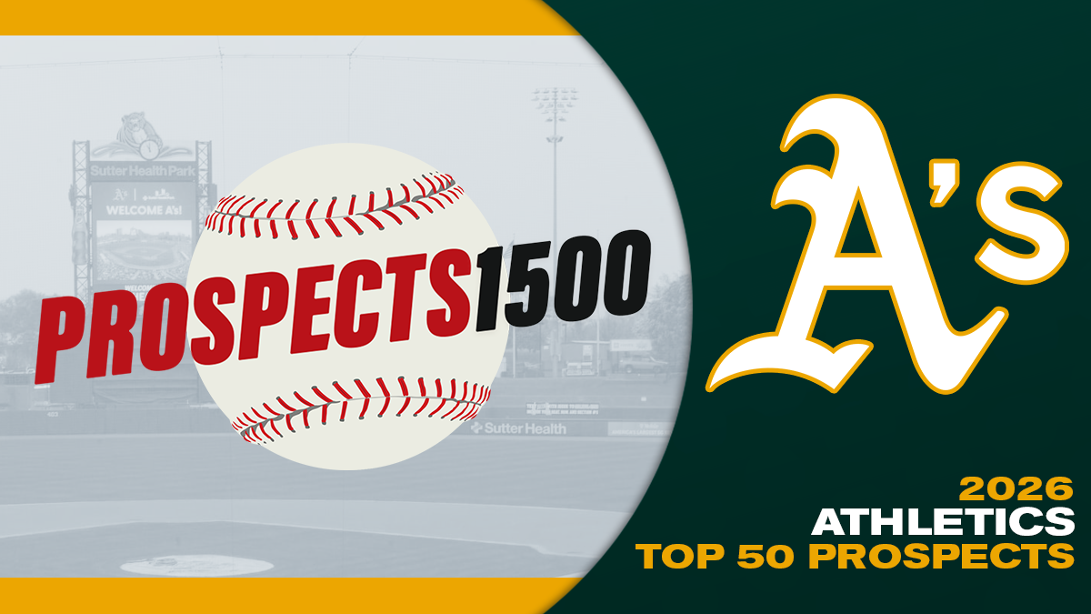Athletics Top 50 Prospects (2026)