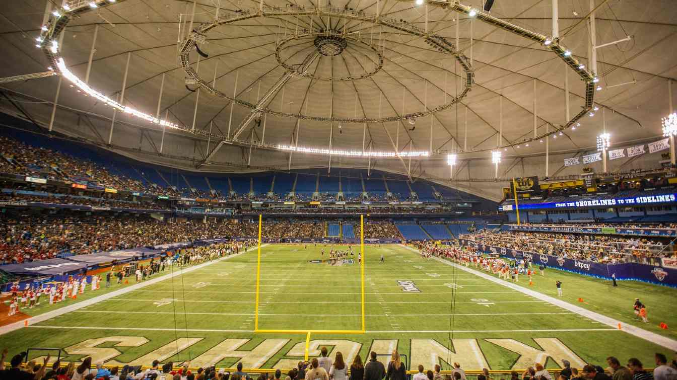 Tropicana Field, which had been the Rays’ home since 1998, is undergoing repairs and is expected to be available again for the 2026 season. 
