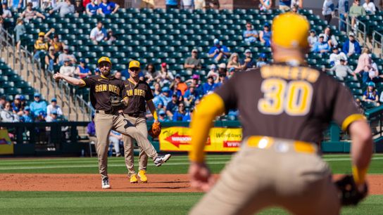 San Diego Padres defeat Kansas City Royals, 10-3, at Surprise Stadium