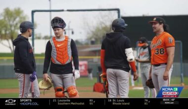 Spring training begins in Arizona for A's and Giants