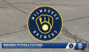 Brewers gift Milwaukee DPW $27,500 to sponsor potholes