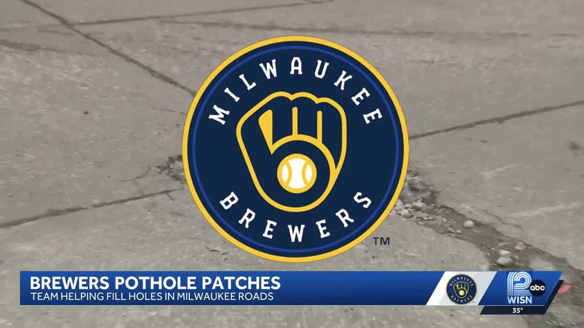 Brewers gift Milwaukee DPW $27,500 to sponsor potholes