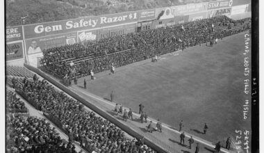 Casey Stengel is shown playing outfield for the Brooklyn Dodgers circa 1915. (George Grantham Bain Collection, Library of Congress)