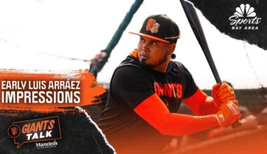 Breaking down early impressions of new Giants 2B Luis Arráez – NBC Sports Bay Area & California