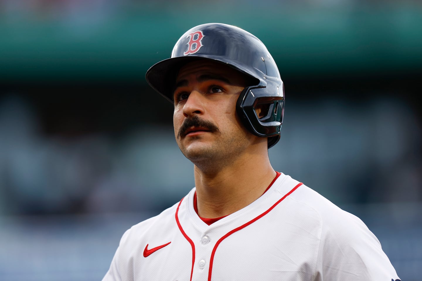 Mickey Gasper made his major league debut with the Red Sox in 2024, getting into 13 games (0 for 18).